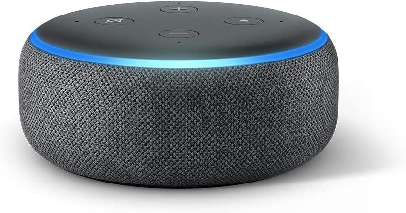 "Amazon Echo Dot (3rd Generation) Smart Speaker, Alexa Supported, Charcoal"