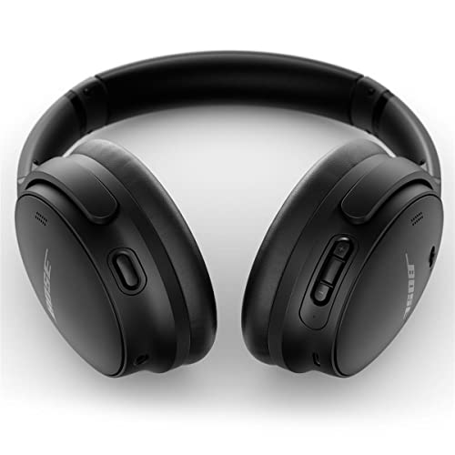 Bose QuietComfort 45 Wireless Bluetooth Noise Cancelling Headphones, Over-Ear Headphones with Microphone, Personalized Noise Cancellation and Sound, Triple Black