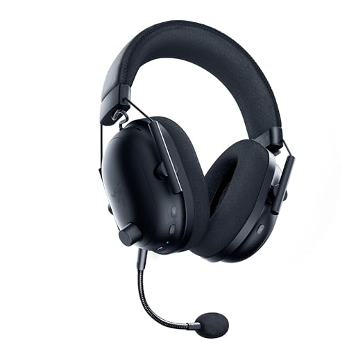 Razer BlackShark V2 Pro Wireless Gaming Headset 2023 Edition: Detachable Mic - Pro-Tuned FPS Profiles - 50mm Drivers - Noise-Isolating Earcups w/Ultra-Soft Memory Foam - 70 Hr Battery Life - Black