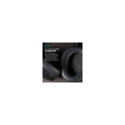 JLab JBuds Lux Active Noise Cancellation Bluetooth over-ear Headphones, Graphite