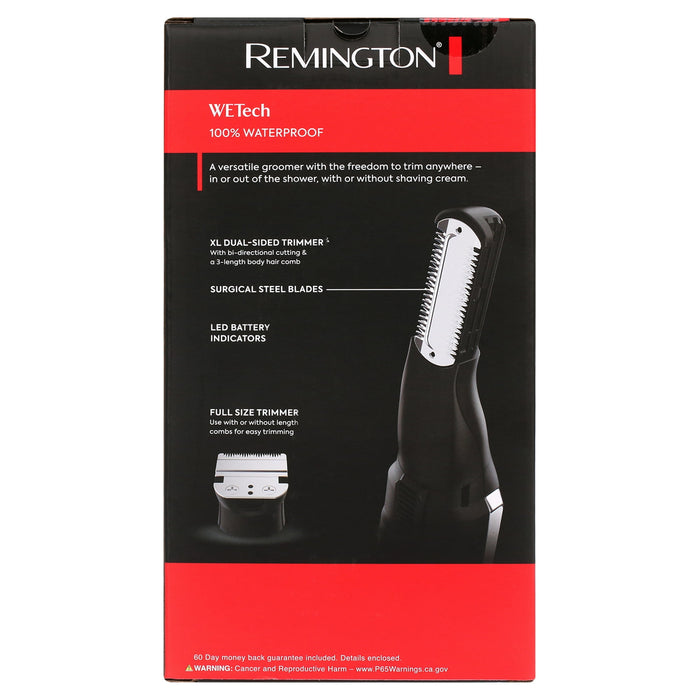 Remington Men's WeTech Body Groomer Kit, Electric Shaver