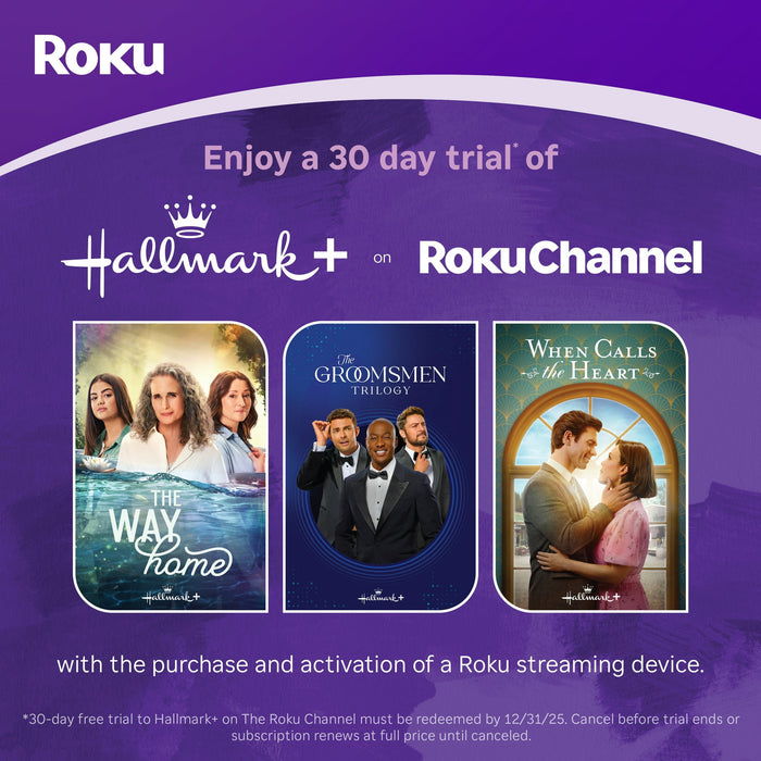 Roku Streaming Stick HD 2025 - HD Roku Streaming Device for TV with Voice Remote - Free & Live TV