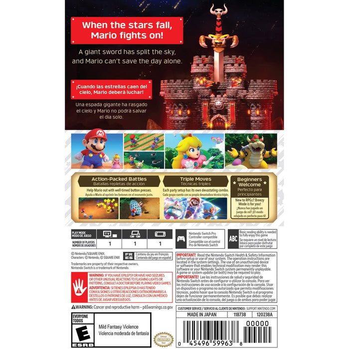Super Mario RPG - Nintendo Switch - U.S. Edition