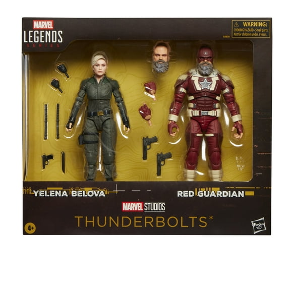 Marvel Legends Series Yelena Belova and Red Guardian, Thunderbolts Movie Action Figures