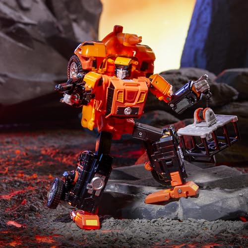 Transformers Legacy United Leader Class G1 Triple Changer Sandstorm, 7.5-inch Converting Action Figure, 8+ Years