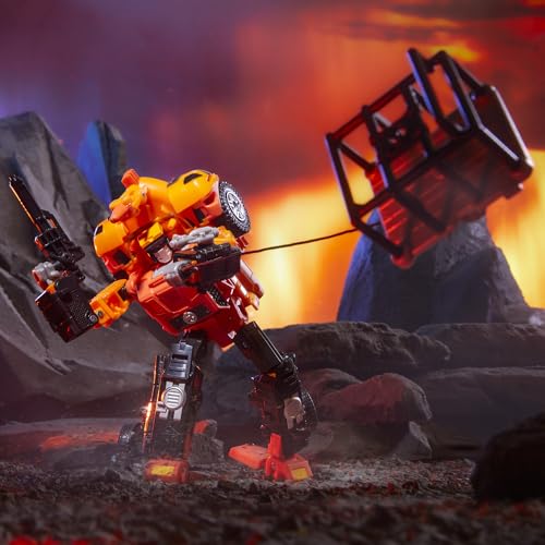 Transformers Legacy United Leader Class G1 Triple Changer Sandstorm, 7.5-inch Converting Action Figure, 8+ Years