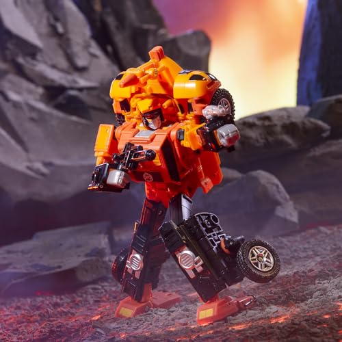 Transformers Legacy United Leader Class G1 Triple Changer Sandstorm, 7.5-inch Converting Action Figure, 8+ Years