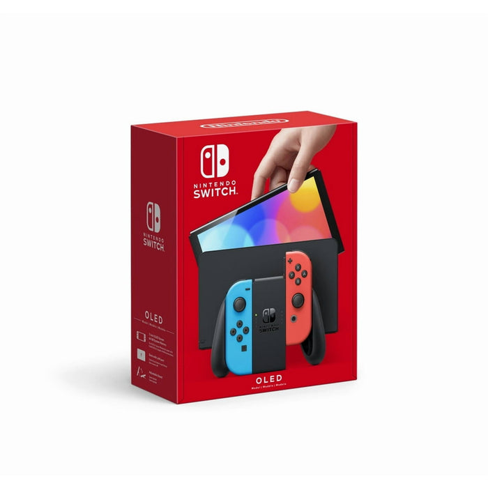 Nintendo Switch™ – OLED Model w/ Neon Red & Neon Blue Joy-Con™