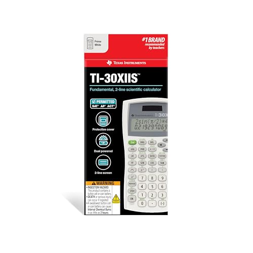 Texas Instruments TI-30XIIS Scientific Calculator, White