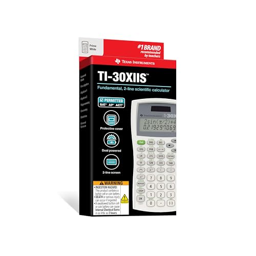 Texas Instruments TI-30XIIS Scientific Calculator, White