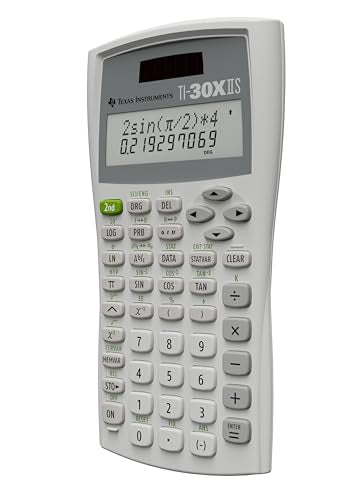 Texas Instruments TI-30XIIS Scientific Calculator, White
