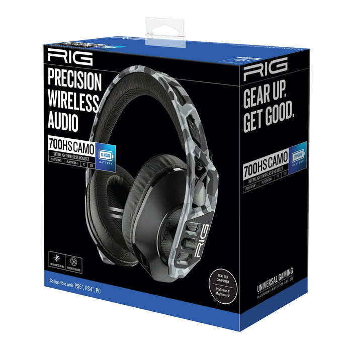 RIG 700 HS Wireless PlayStation Gaming Headset for PS4, PS5, PC & Mobile, Arctic Camo