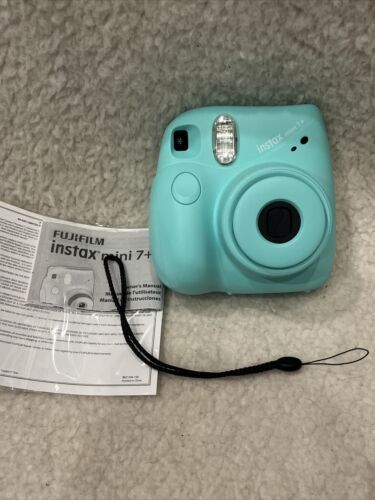 Fujifilm Instax Mini 7+ Instant Camera - Seafoam Green - Mint Condition