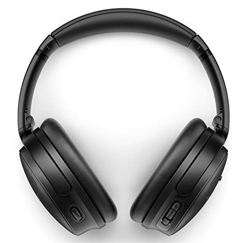 Bose QuietComfort 45 Wireless Bluetooth Noise Cancelling Headphones, Over-Ear Headphones with Microphone, Personalized Noise Cancellation and Sound, Triple Black