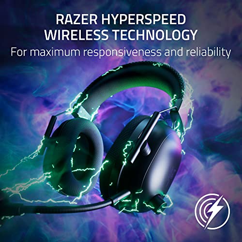 Razer BlackShark V2 Pro Wireless Gaming Headset 2023 Edition: Detachable Mic - Pro-Tuned FPS Profiles - 50mm Drivers - Noise-Isolating Earcups w/Ultra-Soft Memory Foam - 70 Hr Battery Life - Black