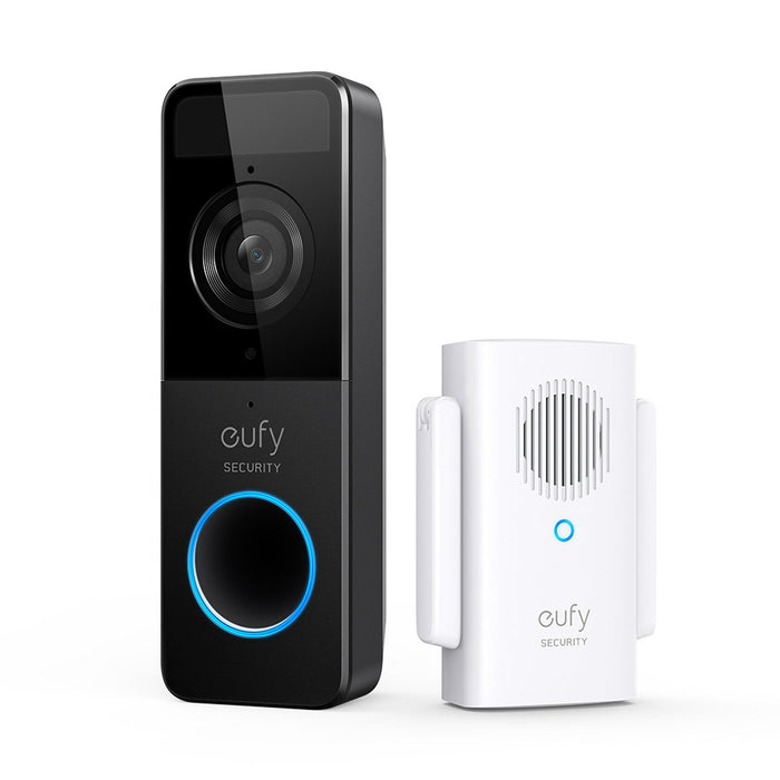 eufy Security by Anker- Wireless 1080p Video Doorbell with Chime, Locally Stored Data