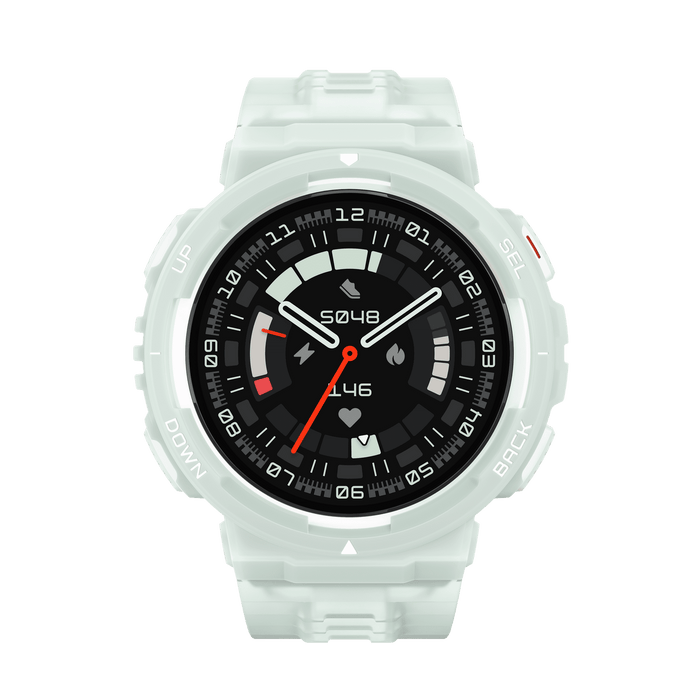 Amazfit Active Edge Smart Watch with Stylish Rugged Sport & Fitness Design ? Mint Green