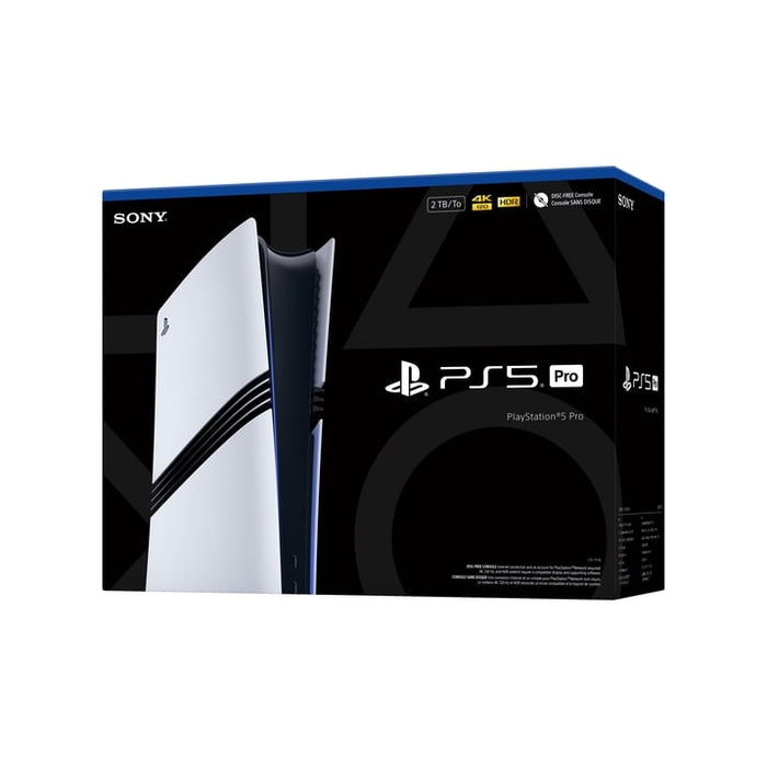 Sony PlayStation 5 Pro Console – 2TB SSD, All-Digital Gaming System, 4K & 8K Support, Advanced Ray Tracing, DualSense Controller