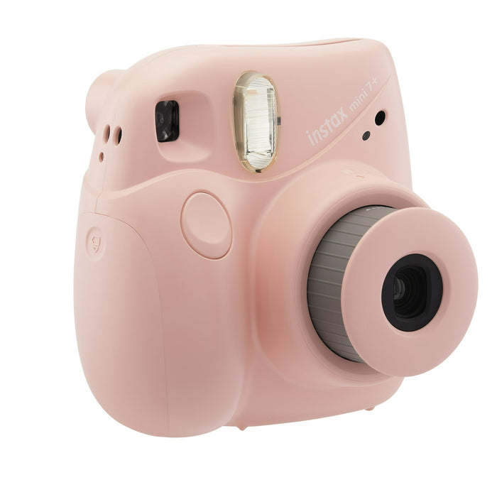 Fujifilm INSTAX Mini 7+ Bundle (10-Pack Film, Album, Camera Case, Stickers), Light Pink, Brand New Condition