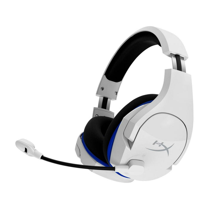 HyperX HHSS1C-KB-WT/G Cloud Stinger Core – Wireless Gaming Headset, for PS4, PS5, PC, Lightweight, Durable Steel Sliders, Noise-Cancelling Microphone - White
