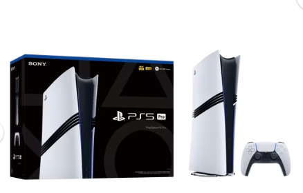 Sony PlayStation 5 Pro Console – 2TB SSD, All-Digital Gaming System, 4K & 8K Support, Advanced Ray Tracing, DualSense Controller