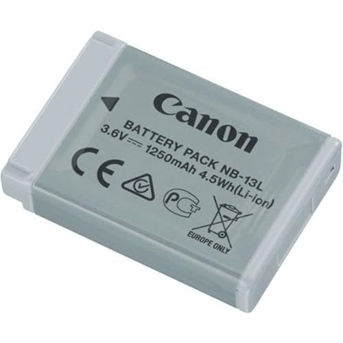 Canon NB-13L Rechargeable Camera Battery Pack – 1250mAh, 3.6V