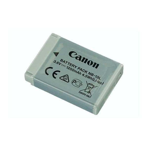 Canon NB-13L Rechargeable Camera Battery Pack – 1250mAh, 3.6V