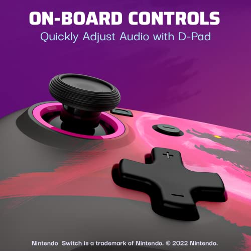 PDP REMATCH Enhanced Wired Nintendo Switch Pro Controller, Switch Lite/OLED Compatible - The Legend of Zelda: Breath of the Wild (Calamity Ganon)