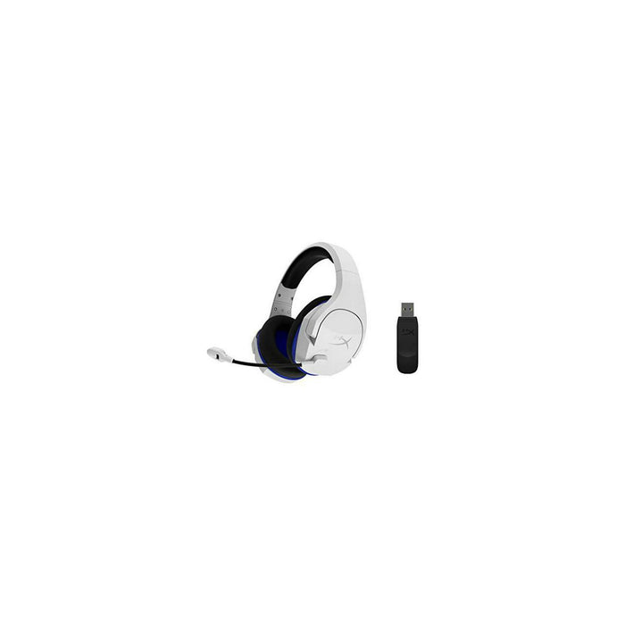 HyperX HHSS1C-KB-WT/G Cloud Stinger Core – Wireless Gaming Headset, for PS4, PS5, PC, Lightweight, Durable Steel Sliders, Noise-Cancelling Microphone - White