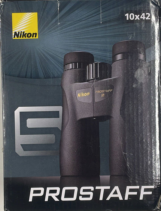 Nikon Prostaff P511 10x42 5.6° Binocular Waterproof Solid Black w/ Strap