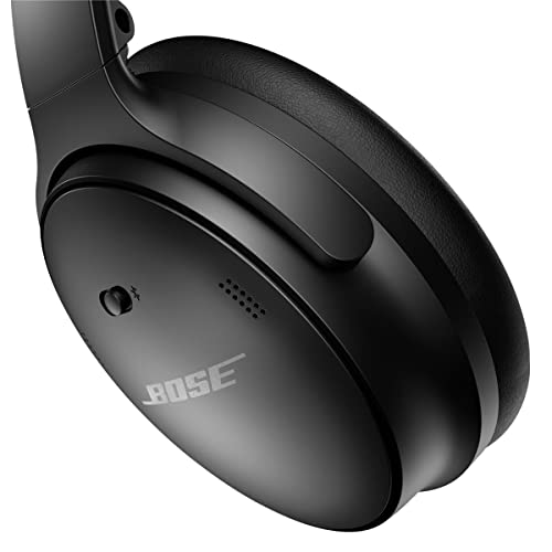 Bose QuietComfort 45 Wireless Bluetooth Noise Cancelling Headphones, Over-Ear Headphones with Microphone, Personalized Noise Cancellation and Sound, Triple Black