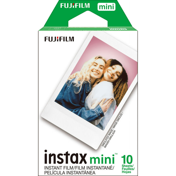 Fujifilm INSTAX Mini 7+ Bundle (10-Pack Film, Album, Camera Case, Stickers), Light Pink, Brand New Condition