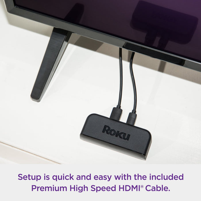 Roku Premiere | 4K/HDR Streaming Media Player with Premium High Speed HDMI Cable and Simple Remote