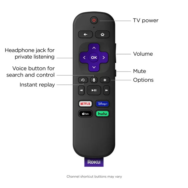 "Roku Ultra LT Streaming Device 4K/HDR/Dolby Vision with Roku Voice Remote, Private Listening, and Premium HDMI® Cable"