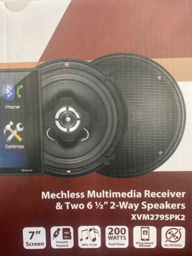 DUAL Mechless Multimedia Receiver With 2  6  1/2 ￼ Speakers.  Model-XVM279SPK2