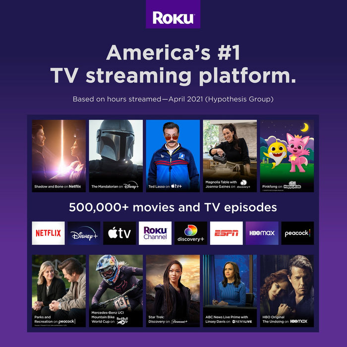 Roku Premiere | 4K/HDR Streaming Media Player with Premium High Speed HDMI Cable and Simple Remote