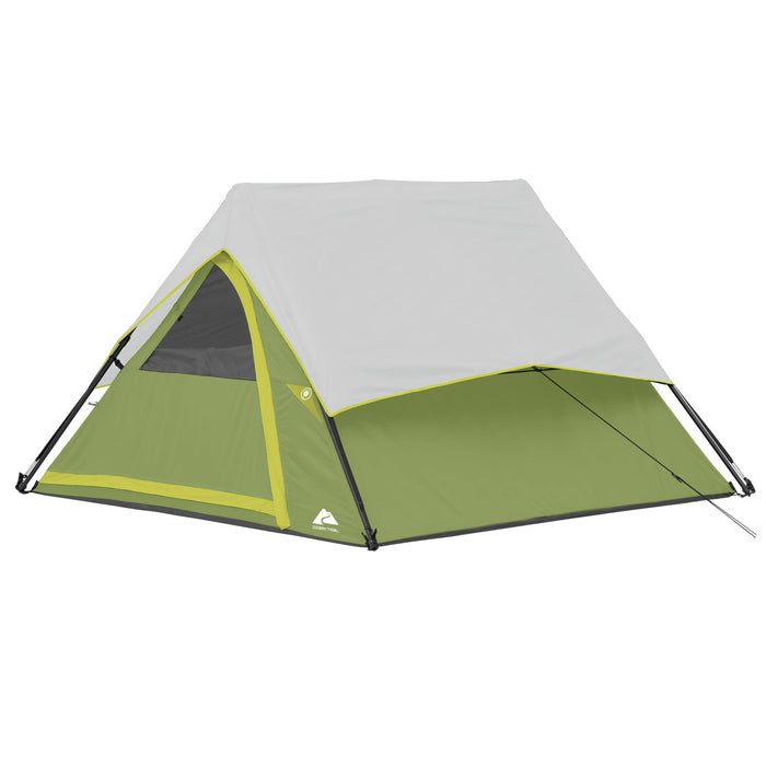 ozark trail tent 3 person Ozark Trail 3-Person Instant A-Frame Tent, 1 Room (Green) — DEAL SHIELD