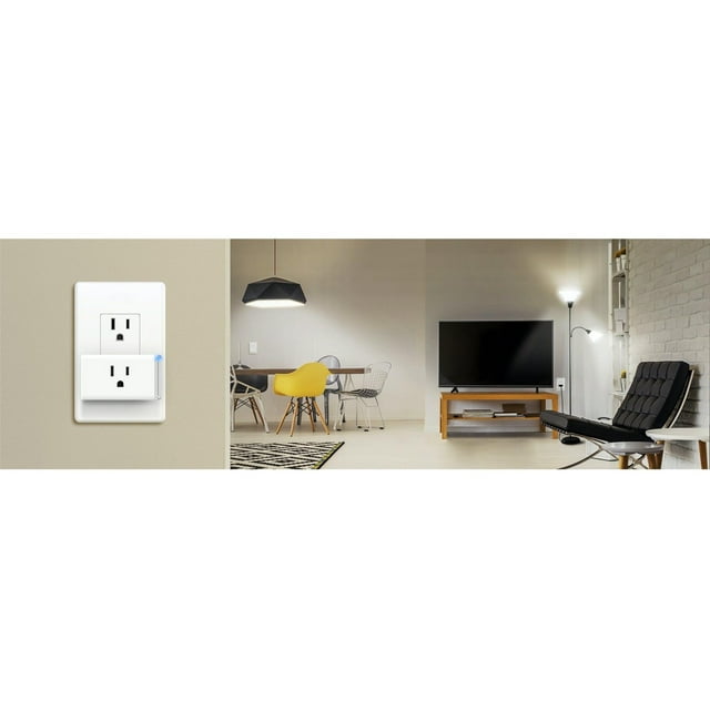 Kasa Smart Plug Mini with Energy Monitoring, Smart Home Wi-Fi Outlet Works with Alexa, Google Home & IFTTT, Wi-Fi Simple Setup, No Hub Required (KP115), White – A Certified for Humans Device