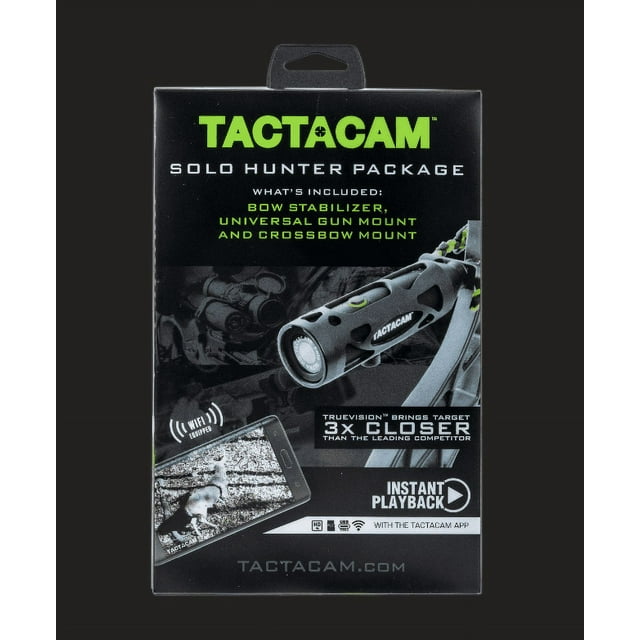 TACTACAM Solo Xtreme Action Camera, Ultra HD, 1080 60 FPS for Hunting, Fishing, Action, Adventure