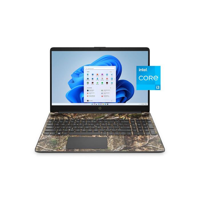 HP 15.6" Laptop, Intel Core i3-1115G4, 8GB RAM, 256GB SSD, Mossy Oak Country DNA, Windows 11 Home, 15-dy2033wm