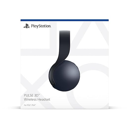 PlayStation PULSE 3D Wireless Headset – Midnight Black